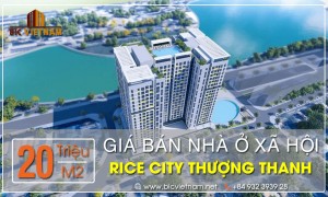 Giá bán Rice City Thượng Thanh